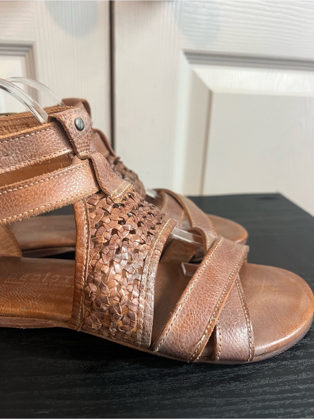 Bed Stu Leather Capriana Tan Sandals Size 8.5 - Picture 7 of 16
